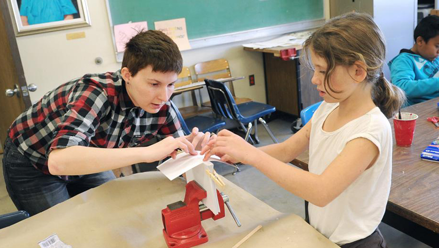 childrens art workshop book making